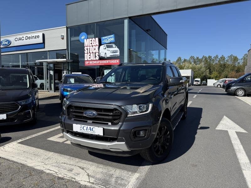 Ford Ranger Dubbele Cabine - Wildtrak, Autos, Cruise Control, Argent ou Gris, Achat, 213 ch