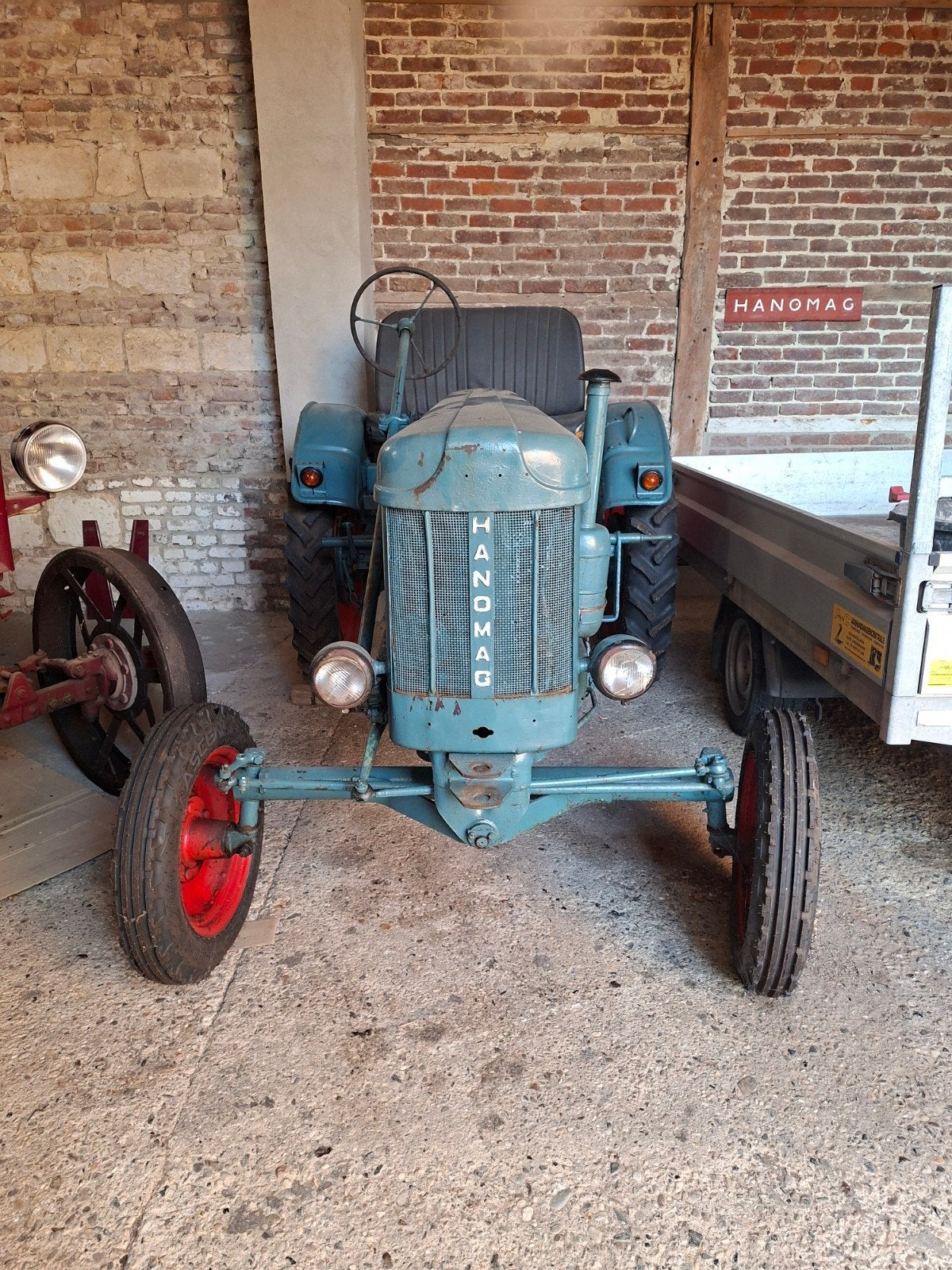 hanomag r12, Ophalen