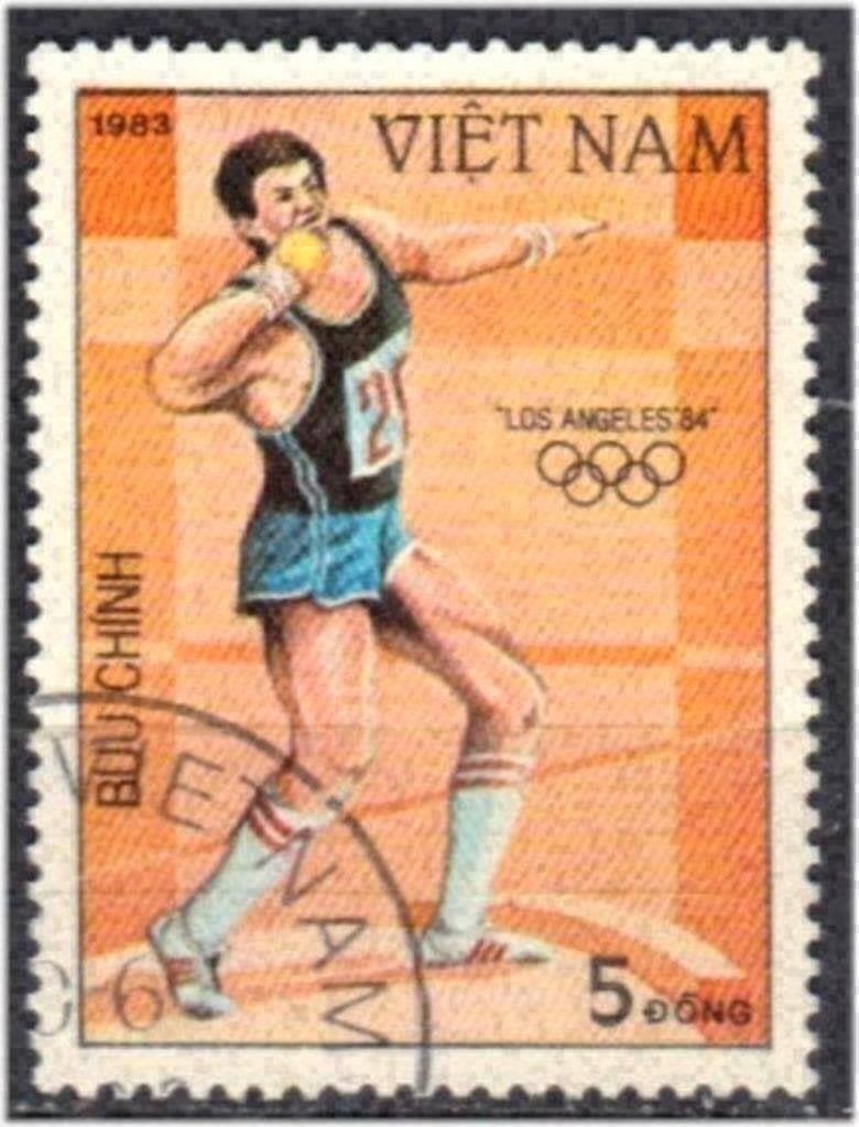 Vietnam 1983 - Yvert 440 - Jeux Olympiques (ST), Envoi, Affranchi
