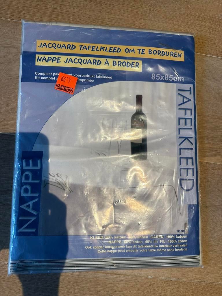 Hanwerk tafelkleed om te borduren, Ophalen of Verzenden, Nieuw