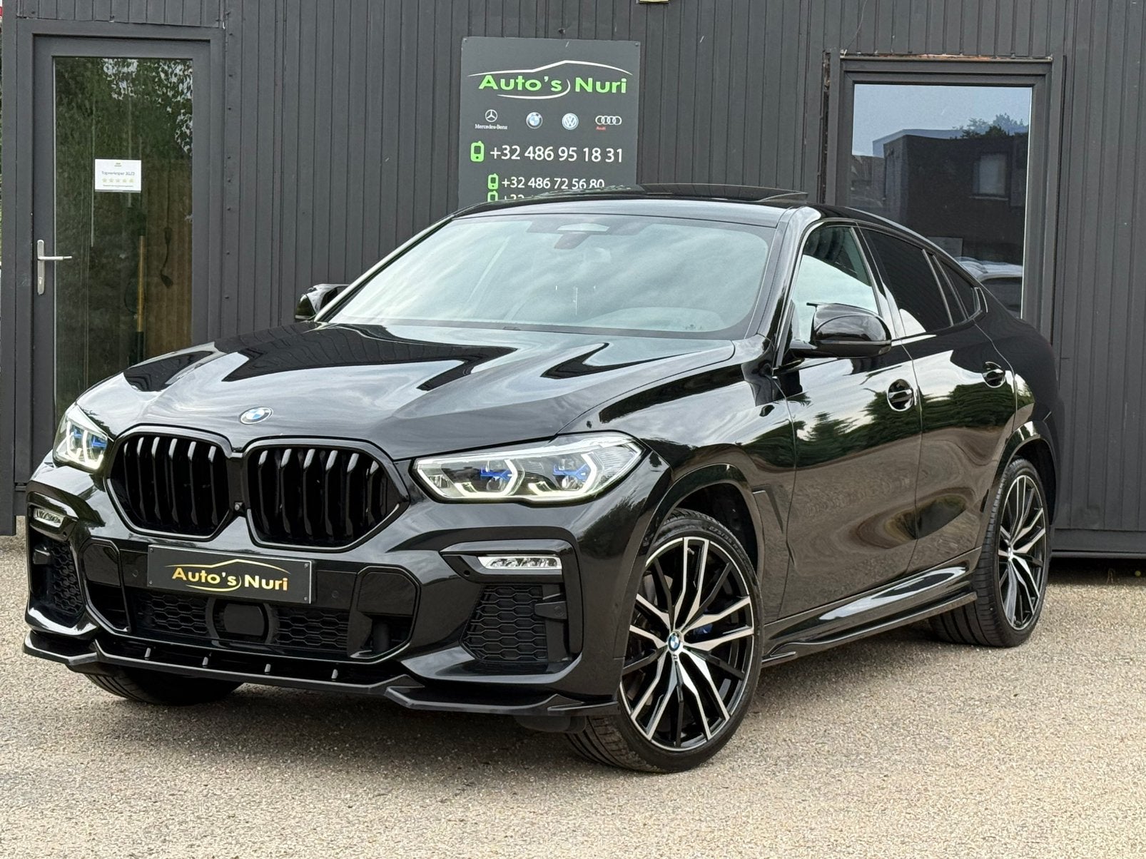 Bmw x6 3.0d diesel 2021 btw automaat m-pakket full option, Auto's, BMW, Automaat, Euro 6, 2993 cc, Zwart