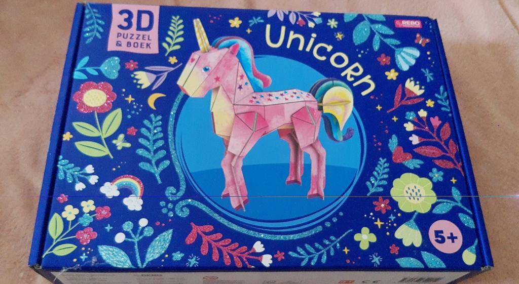 Nieuwe 3D puzzel unicorn, Hobby & Loisirs créatifs, Sport cérébral & Puzzles, Neuf, Rubik's Cube ou Puzzle 3D, Enlèvement ou Envoi