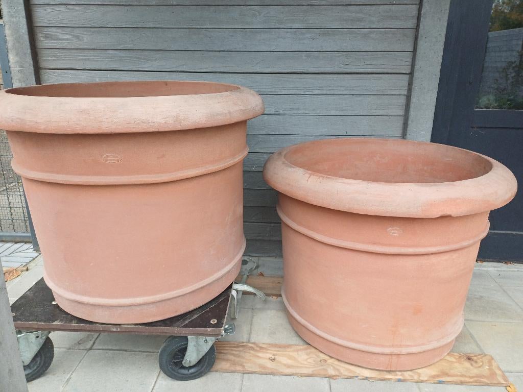 Impruneta terracotta, Ophalen, Gebruikt, 40 cm of meer, Rond