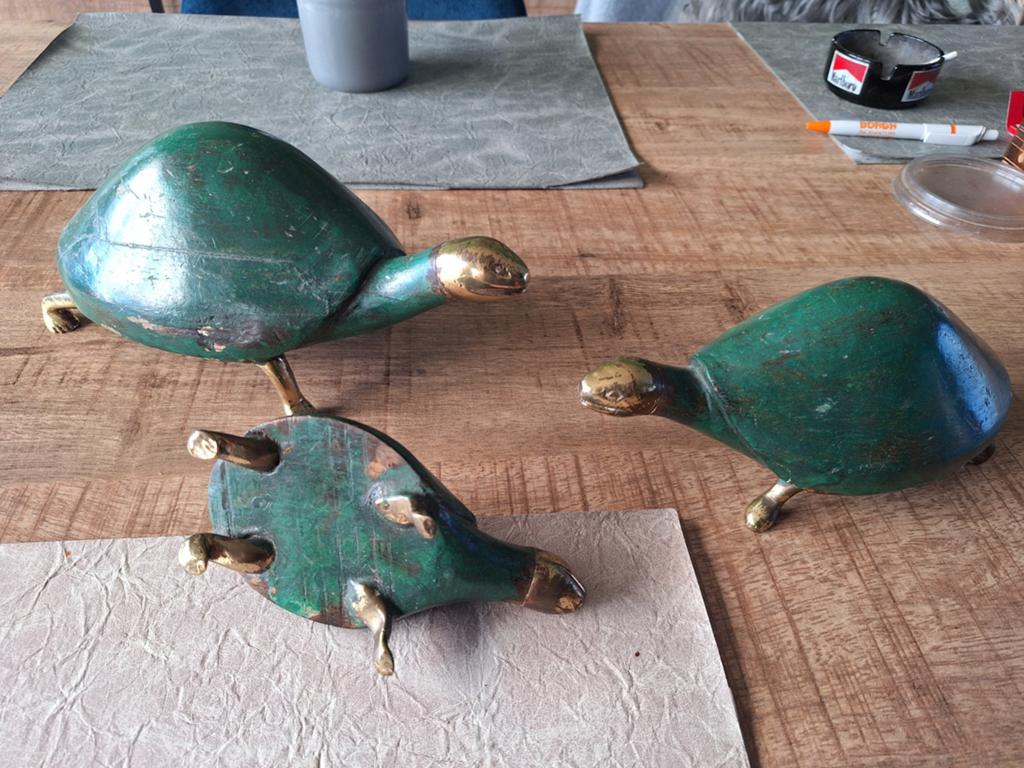 Antieke schilpadden, Antiek en Kunst, Ophalen of Verzenden