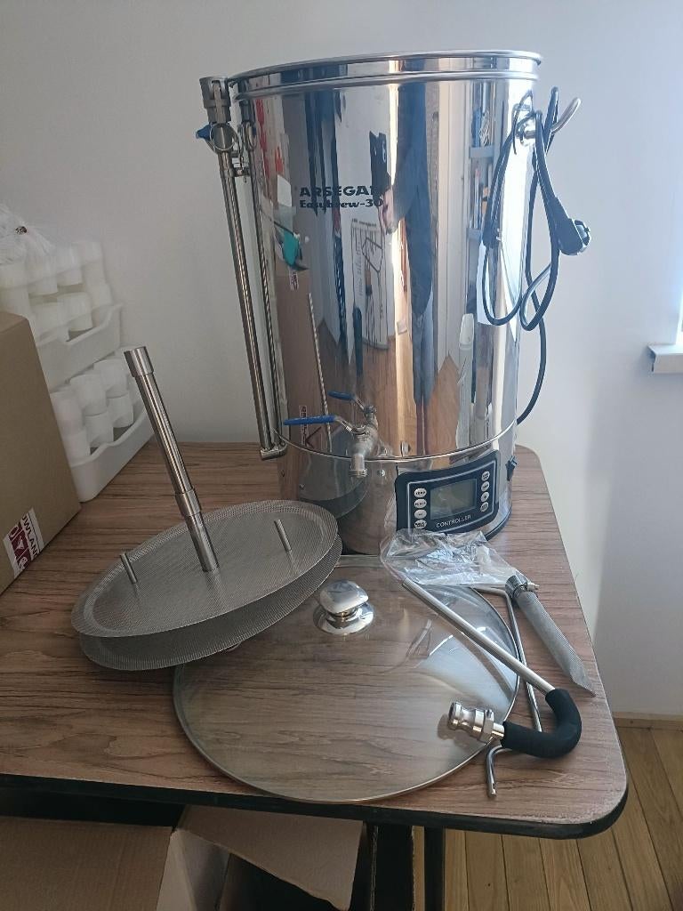 bierbrouw (volledige uitrusting), Hobby en Vrije tijd, Overige Hobby en Vrije tijd, Ophalen, Zo goed als nieuw