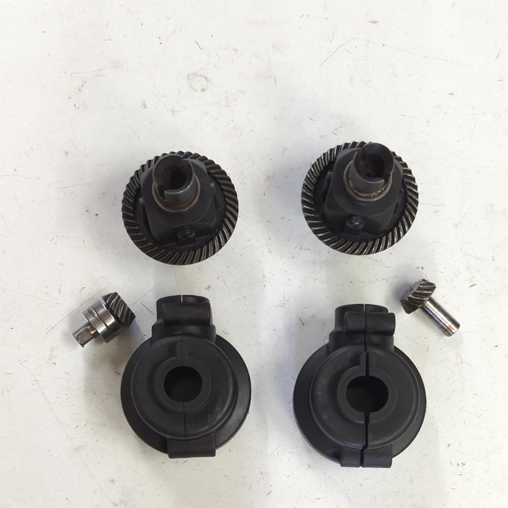 Losi DBXL V1 differentiëlen x2 met pinions & behuizing, Ophalen of Verzenden, Gebruikt, Overige schalen, Onderdeel