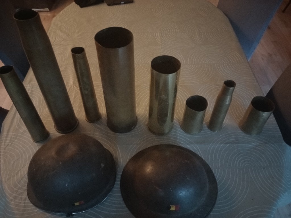 Helmen + obussen, Verzamelen, Ophalen, Landmacht