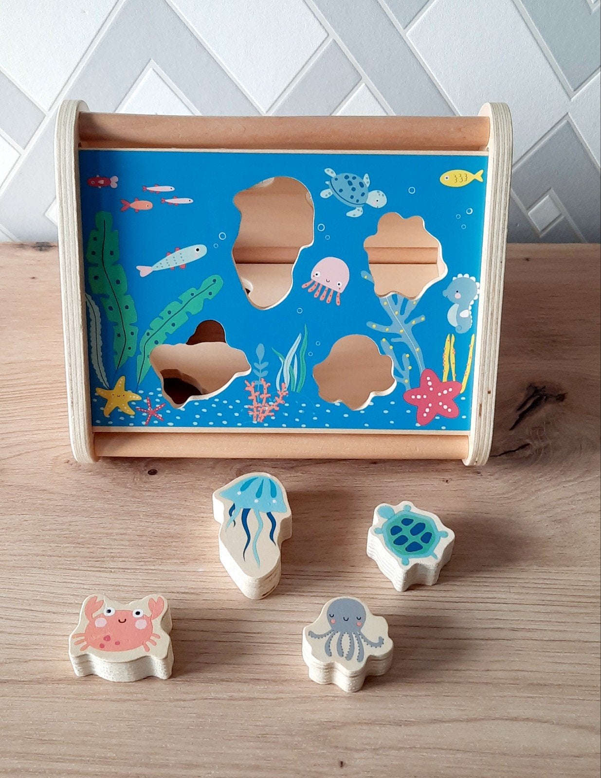 Houten vormendriehoek Vertbaudet, Enfants & Bébés, Enlèvement ou Envoi