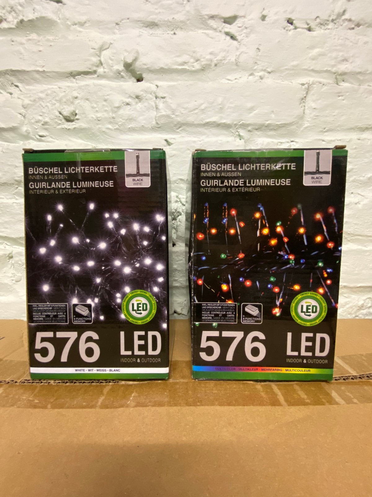 : Guirlande lumineuse de Noël 576 LED – intérieur/extérieur, Ophalen of Verzenden, Nieuw