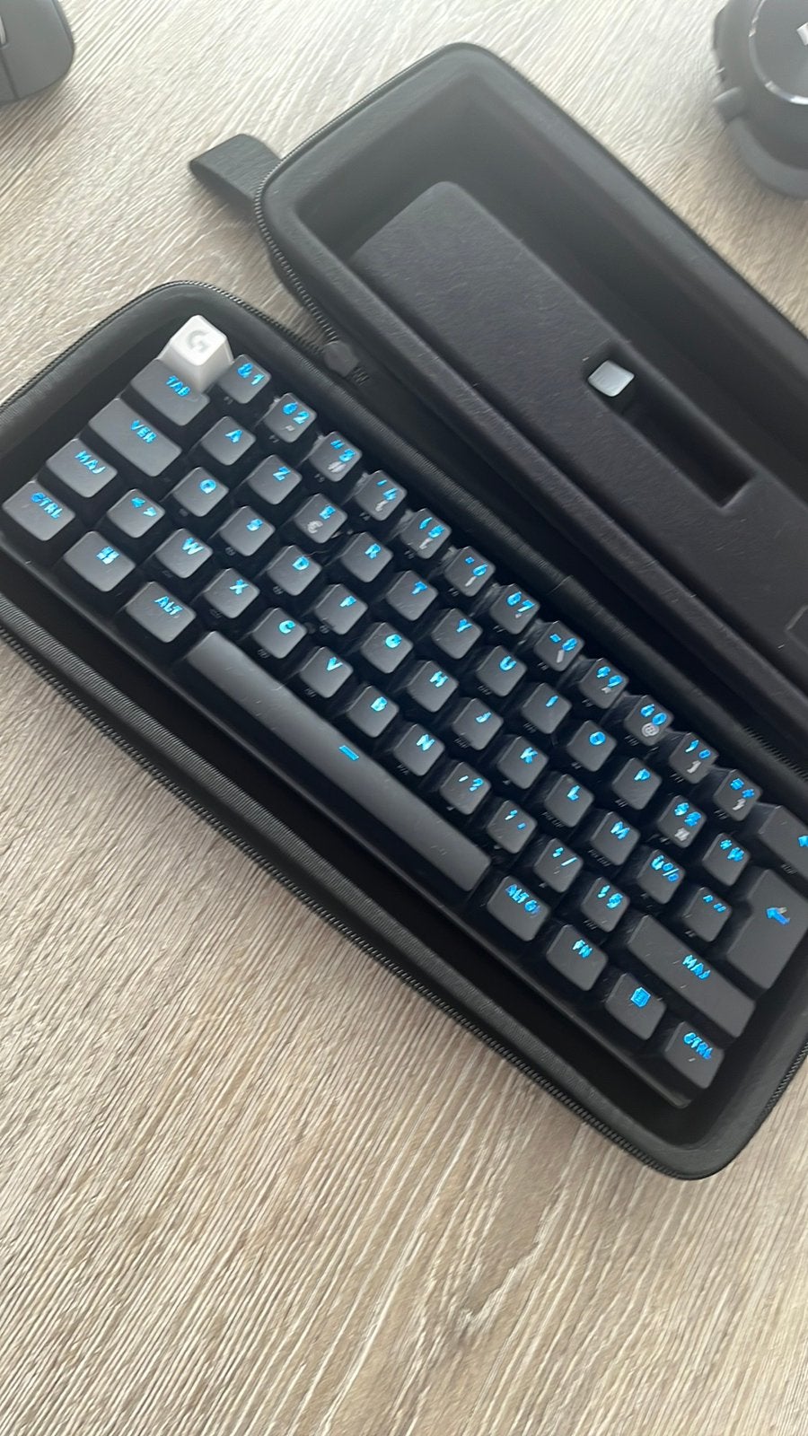 Pro x 60 lightspeed keyboard, Ophalen, Gaming toetsenbord, Azerty, Zo goed als nieuw