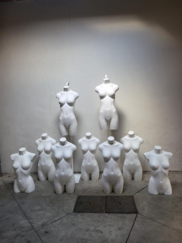 Damestorso, headless, wit, Best Mannequins (7 Stuks), Enlèvement, Comme neuf, Mannequin