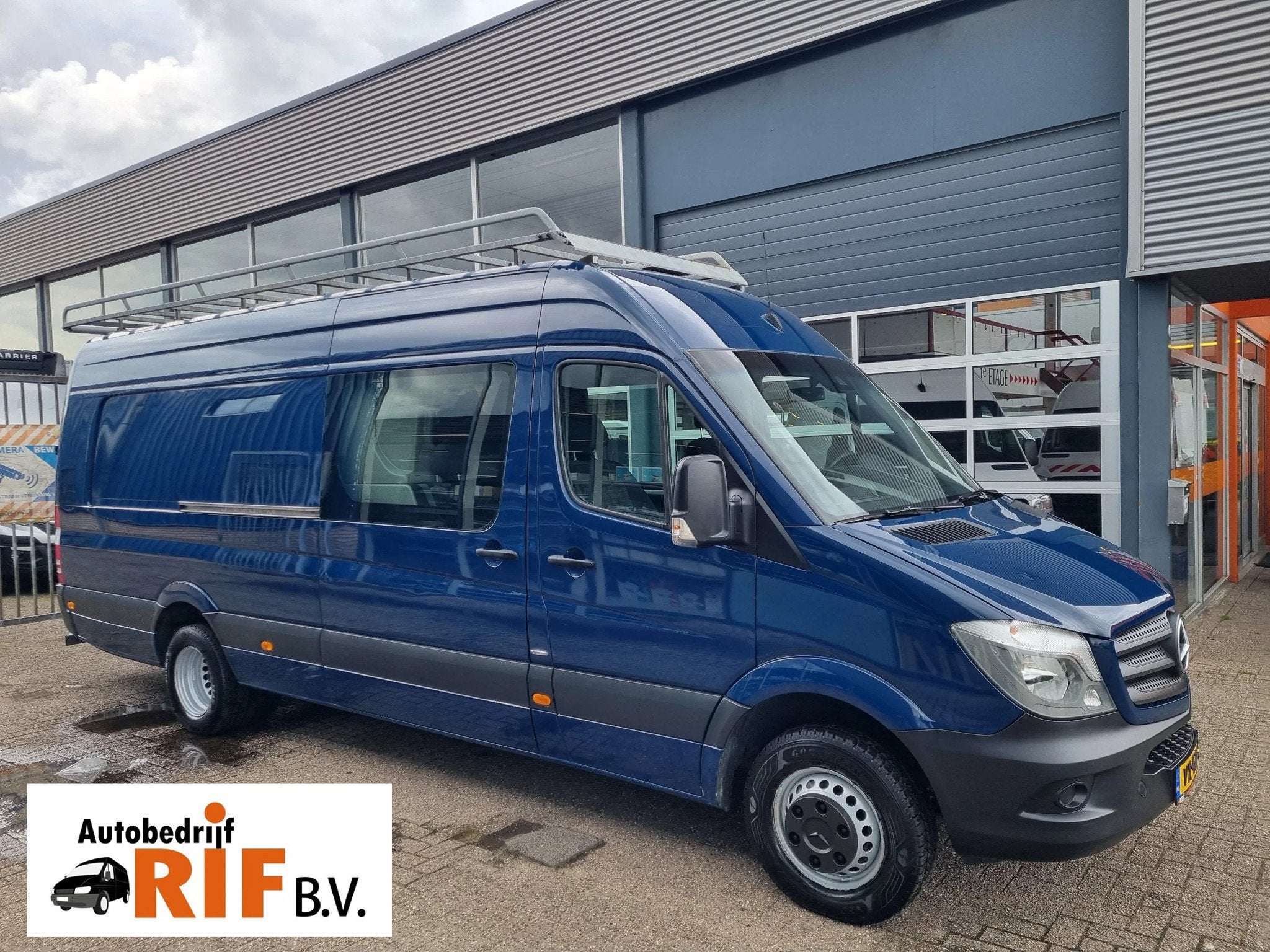 Mercedes-Benz Sprinter 519 CDI XL/ L4H2/ Aut/ DoKa/ 3.5T, Auto's, Automaat, Achterwielaandrijving, Gebruikt, Euro 6