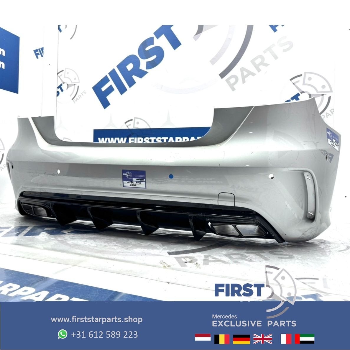 W176 A45 AMG BUMPER A1768852325 originele Achterbumper Merce, Arrière, Utilisé, -, -