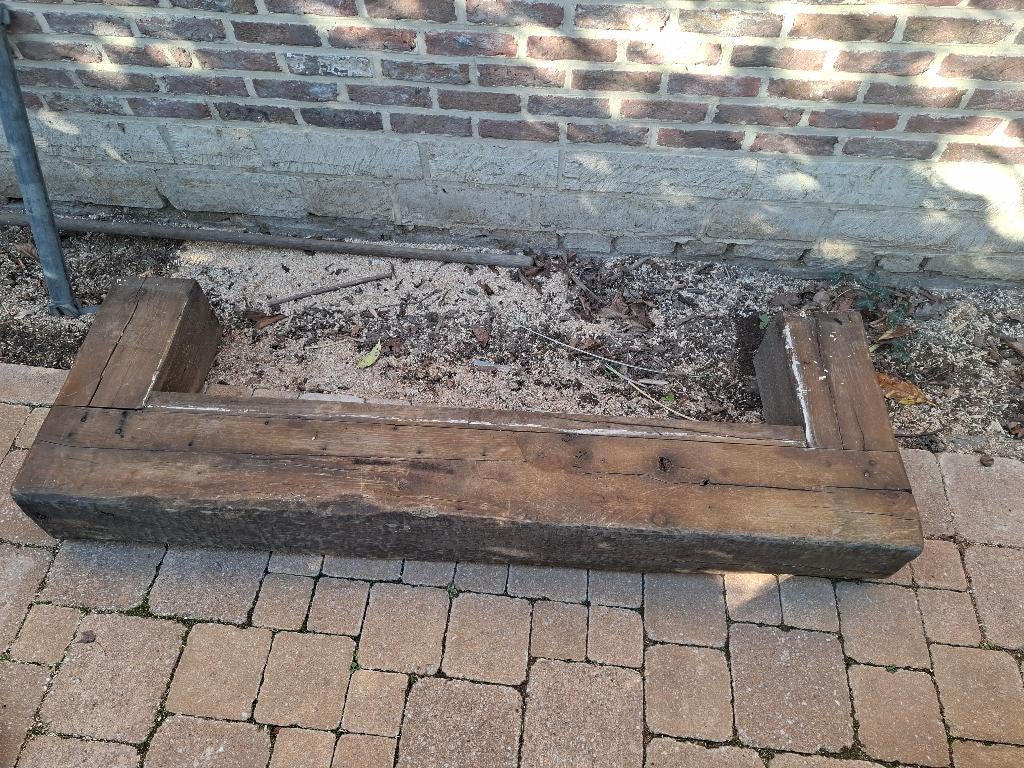 Houten balk voor schouw, Ophalen, Gebruikt, Hardhout, Minder dan 180 cm