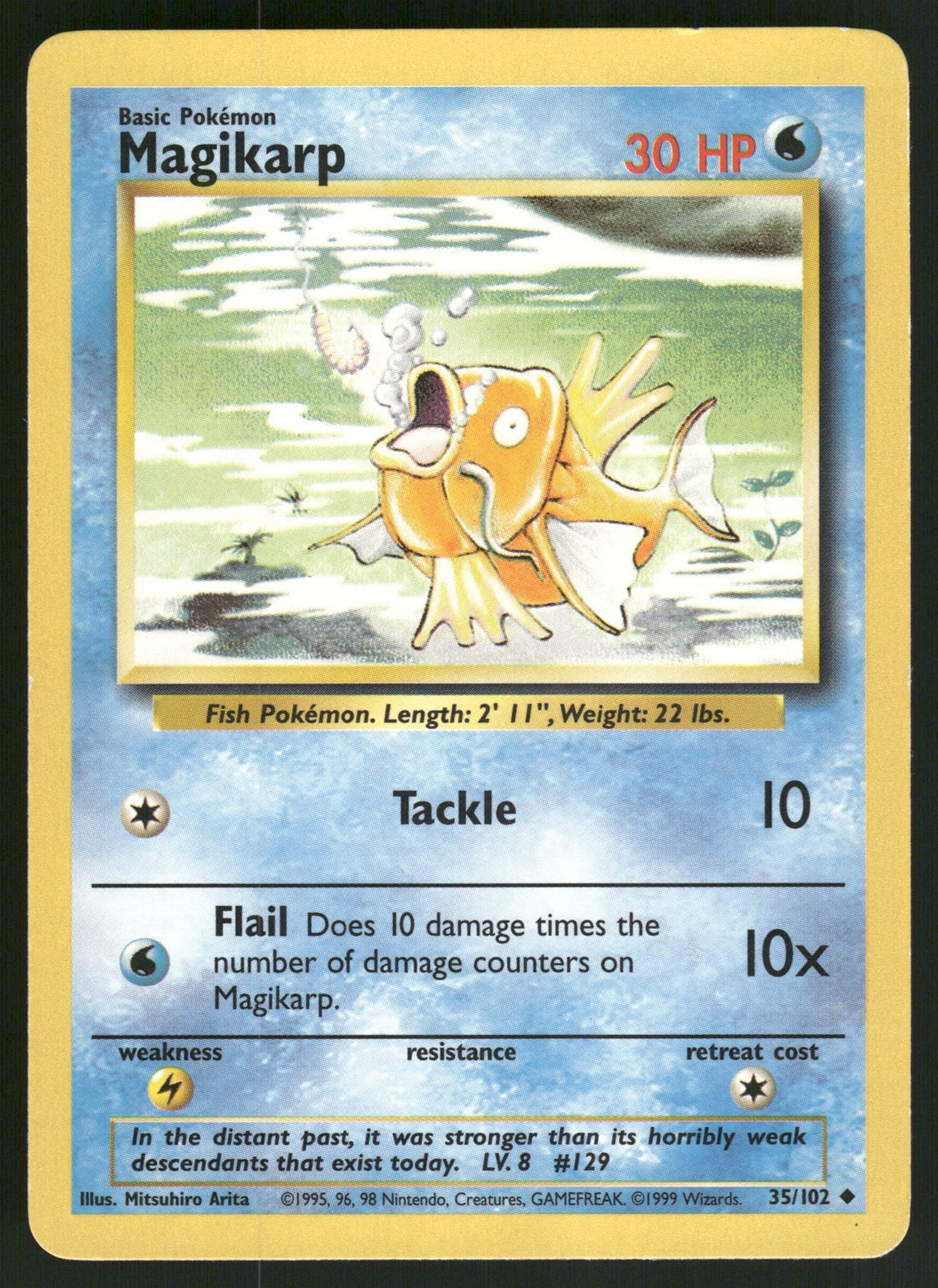 Magikarp 35/102 - Base (NM), Verzenden