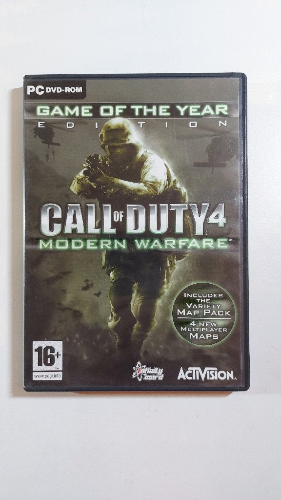 Call of Duty 4 Modern Warfare Game of the Year edition PC, Consoles de jeu & Jeux vidéo, Jeux | PC, Online, Shooter, Enlèvement ou Envoi