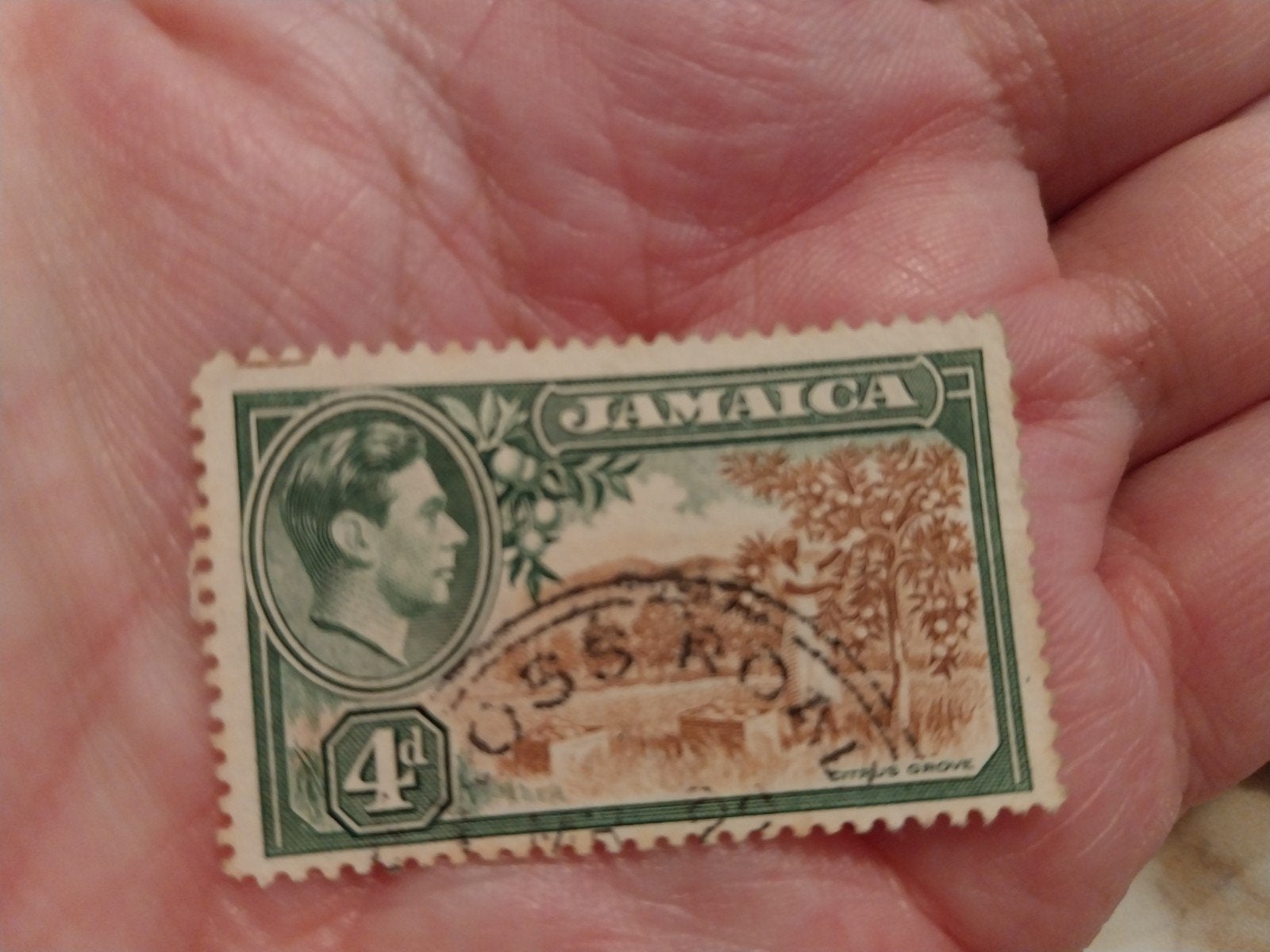 1938 postzegel  in heel goede staat, Ophalen of Verzenden
