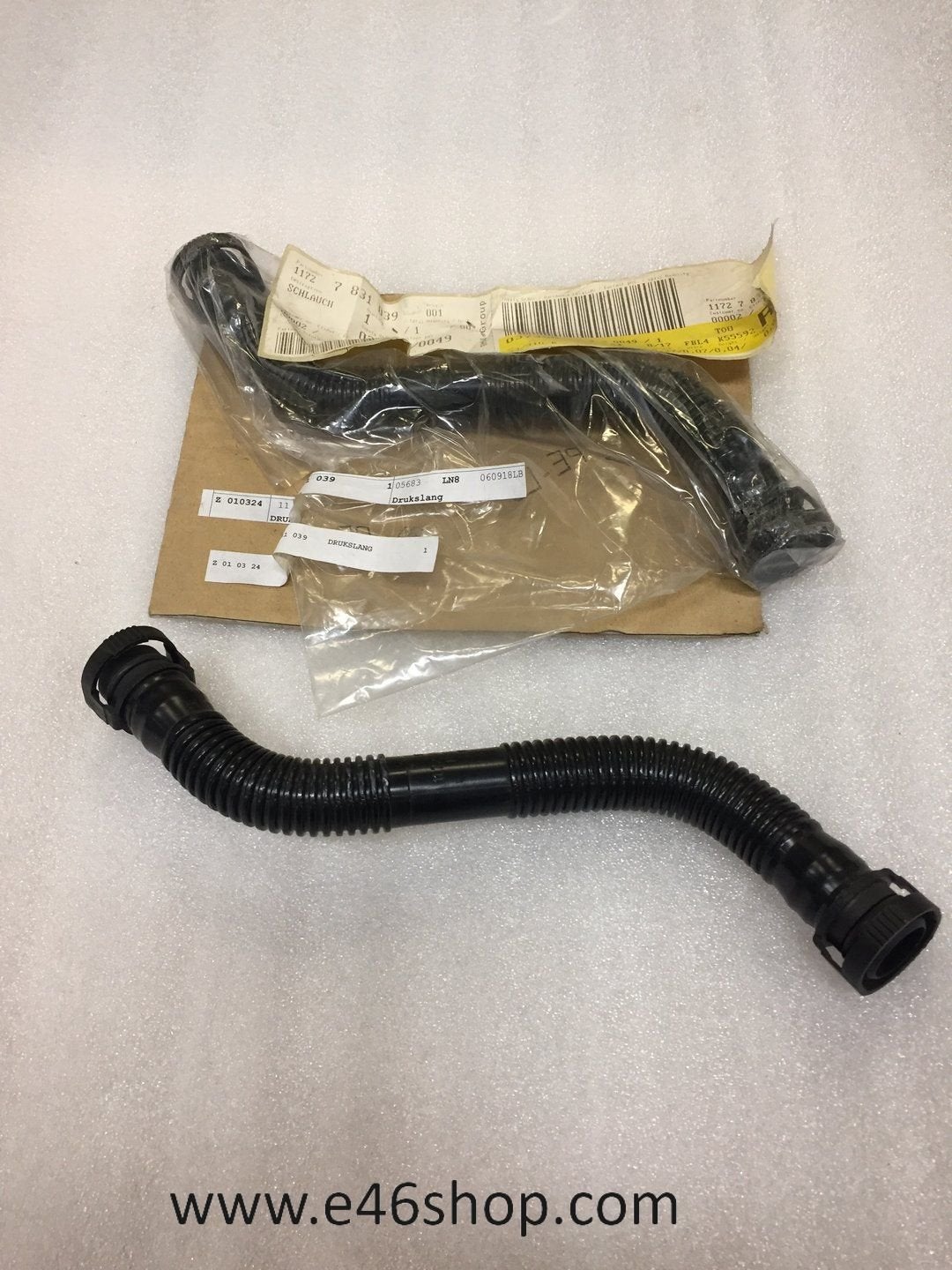 SLANG LUCHTPOMP UITLAAT GAS BMW E46 M3 OE 11727831039, -, -, Nieuw, Ophalen of Verzenden