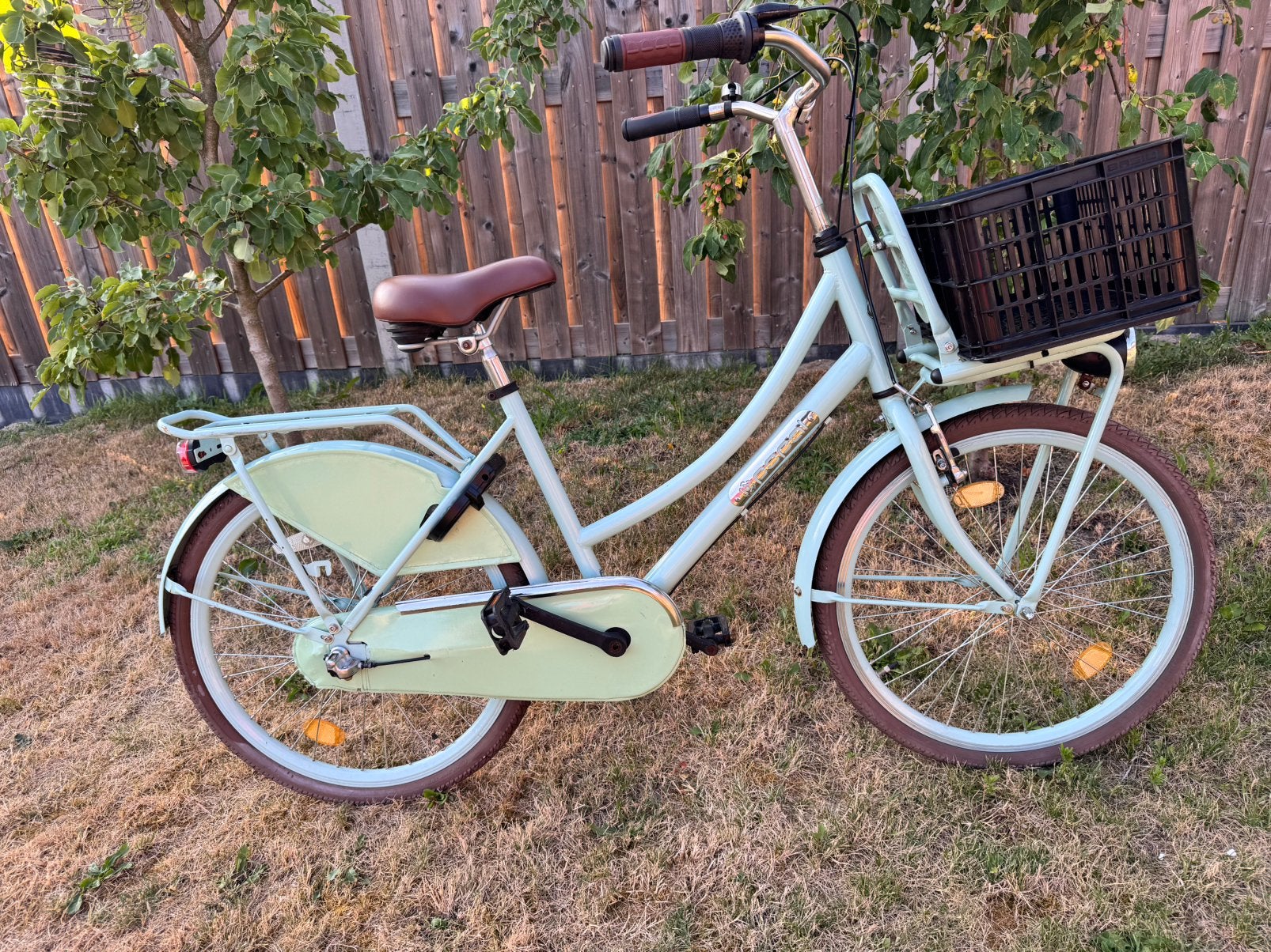 Popal Daily Dutch Basic fiets met voordrager en 3 versn., Fietsen en Brommers, Ophalen, Zo goed als nieuw, Terugtraprem, Versnellingen
