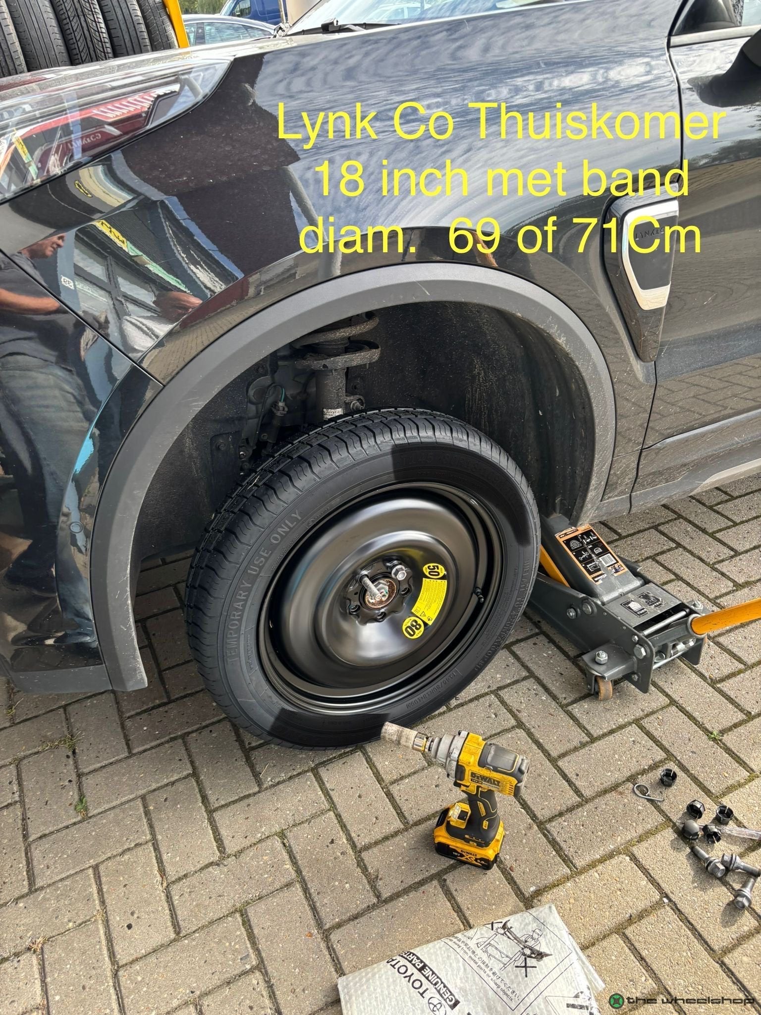 Reservewiel Thuiskomer LYNK & CO VOLVO XC40 60 FORD Kuga 18", Autos : Pièces & Accessoires, Pneus & Jantes, Neuf, Pneus et Jantes