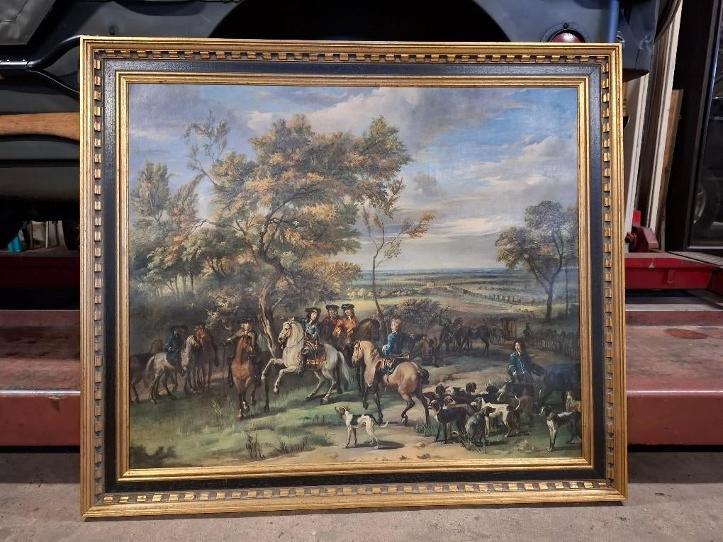schilderij jacht, Enlèvement