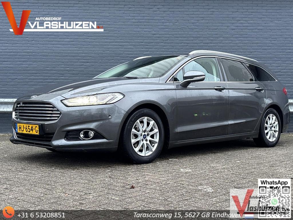 Ford Mondeo Wagon 2.0 TDCi Titanium | Pano | Leder | Navi |, Auto's, Ford, Mondeo, 109 g/km, Zilver of Grijs, Te koop