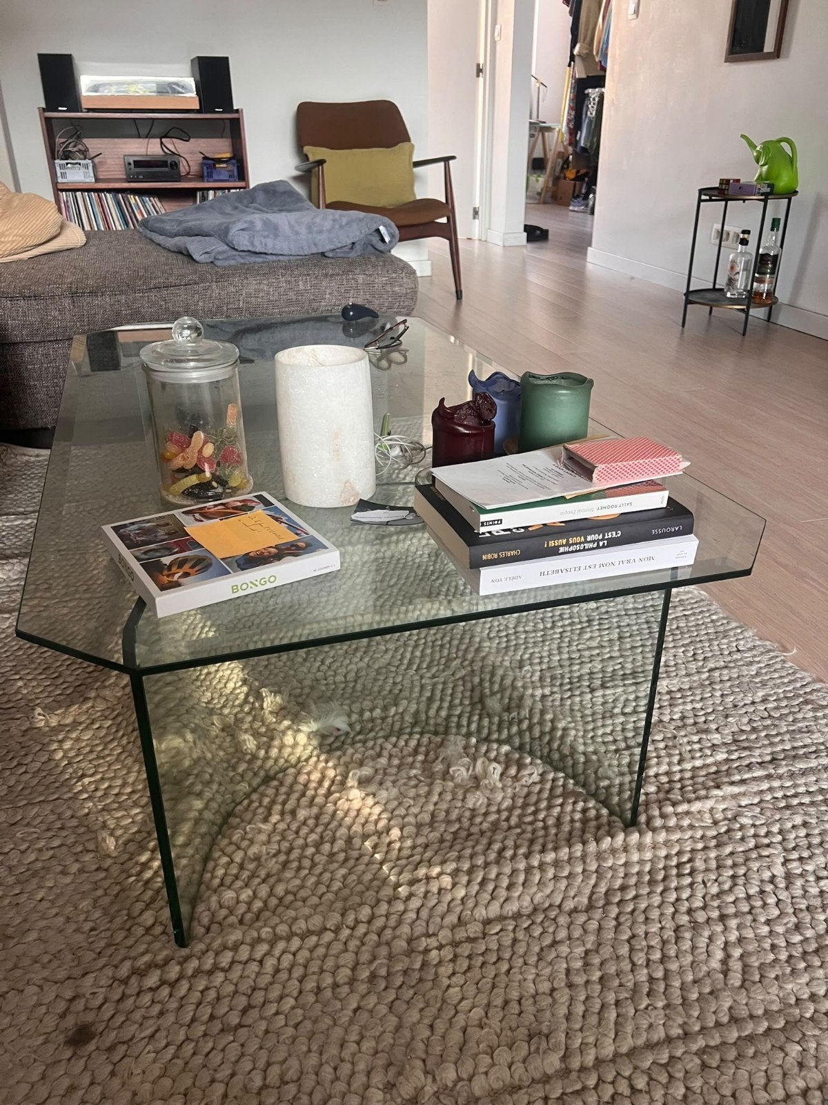 très jolie table en verre, Enlèvement, Verre