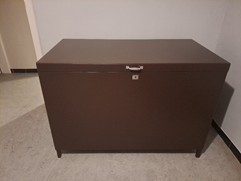 Houten koffer, Ophalen, Gebruikt