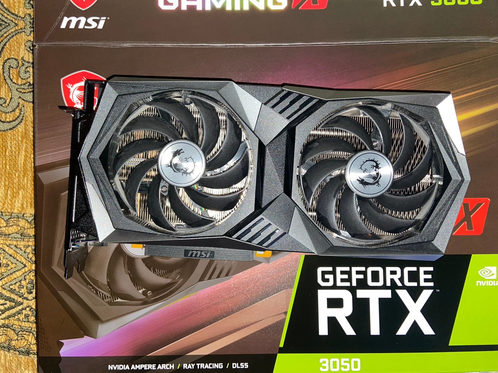MSI RTX 3050 GAMING X, GDDR6, PCI-Express 4, Ophalen of Verzenden, Zo goed als nieuw
