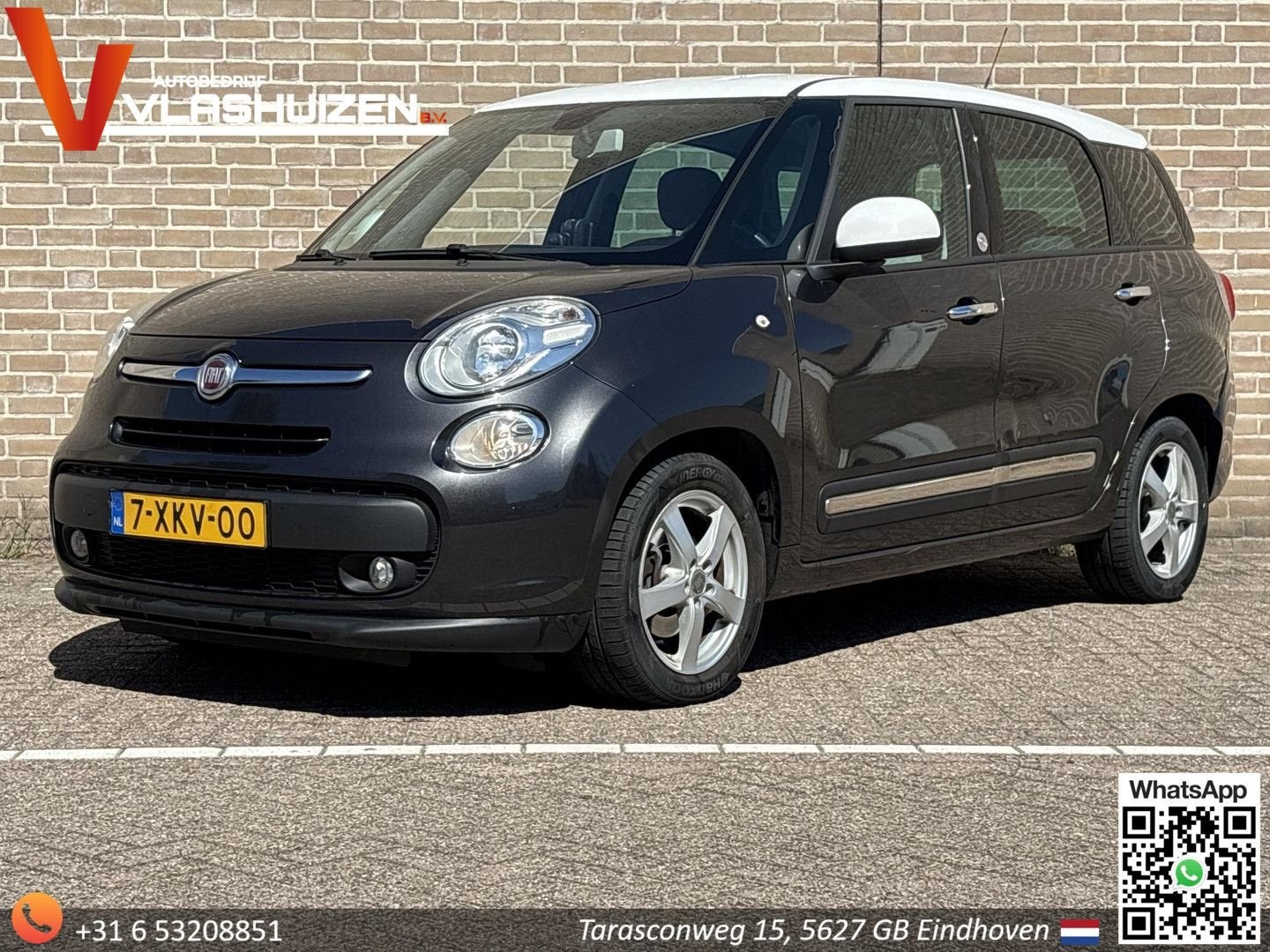 Fiat 500L Living 0.9 TwinAir Easy | Navi | Climate | Cruise, Autos, Argent ou Gris, Achat, Entreprise, Boîte manuelle