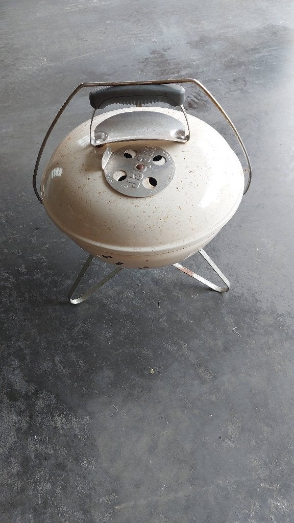 Tafel BBQ weber, Tuin en Terras, Ophalen, Gebruikt, Weber
