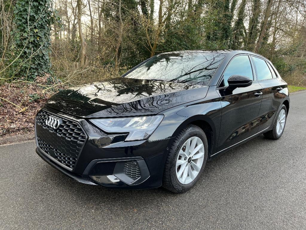 Audi A3 30TFSI 2023 Mild/Hybrid Automaat,Gps,Virt.Dash,Led, Achat, Euro 6, Entreprise, Noir