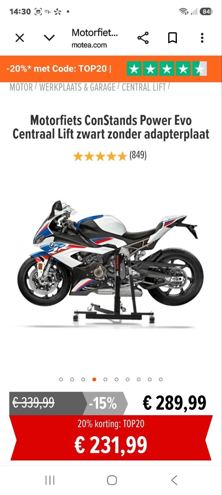 Te Koop, Ophalen