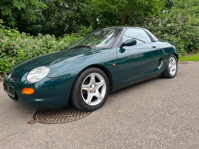 MG F , oldtimer (!) met maar 83.000 km..., Auto's, Achterwielaandrijving, Zwart, Cabriolet, Leder