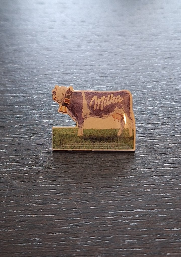 PIN - Milka koe, Verzamelen, Ophalen of Verzenden, Zo goed als nieuw, Merk, Speldje of Pin