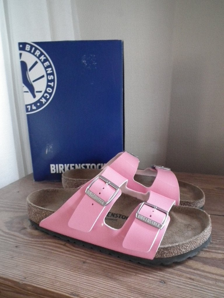 Roze lakmuiltjes, voor dames. (schoenmaat 41) Birkenstock, Kleding | Dames, Verzenden, Sandalen of Muiltjes, Roze, Gedragen