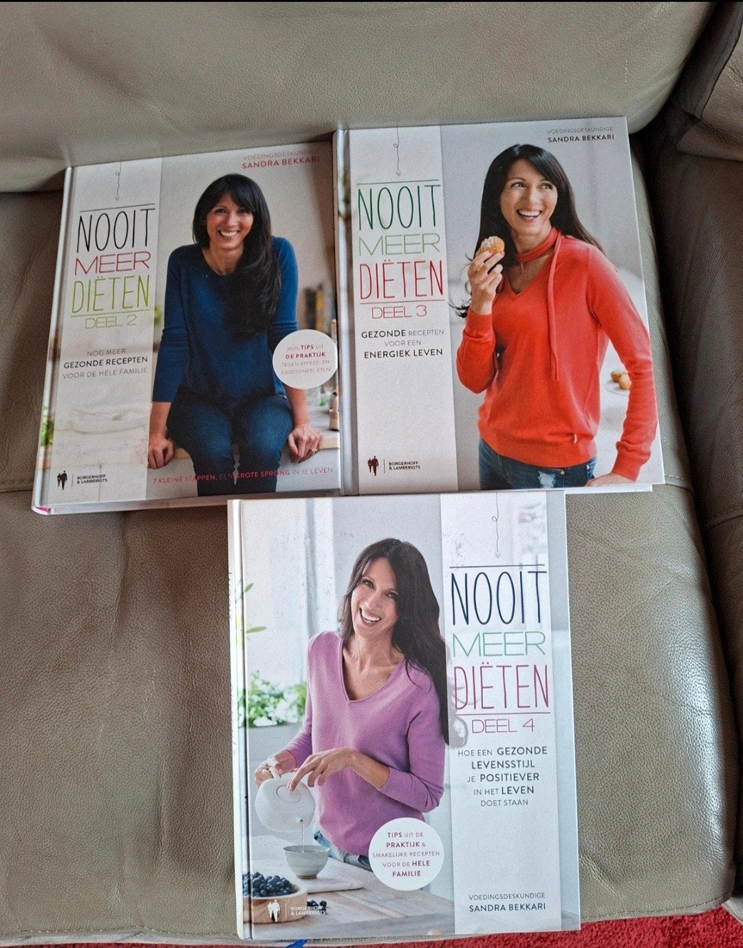 3x Sandra Bekkari, Nooit meer Diëten, Ophalen of Verzenden, Zo goed als nieuw