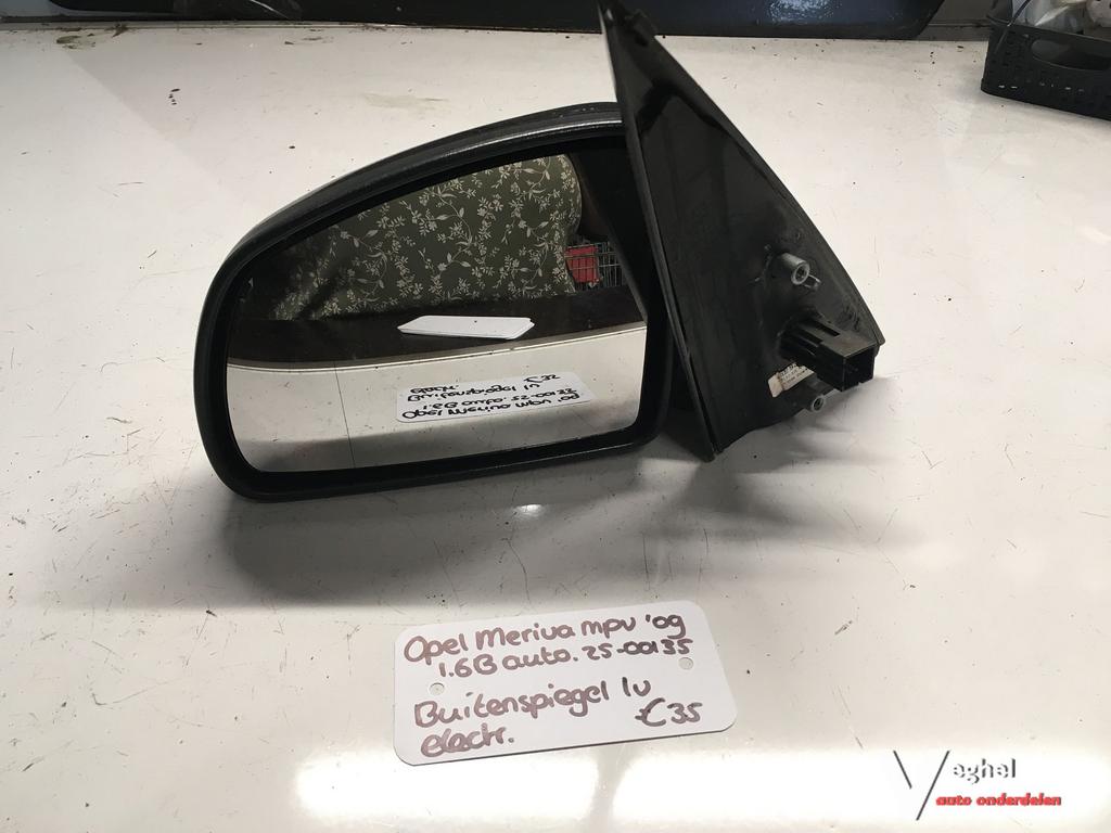 Opel Meriva 1.6 automaat 2009 2500135  Elektr Buitenspiegel, Autos : Pièces & Accessoires, Rétroviseurs, Utilisé, Enlèvement ou Envoi