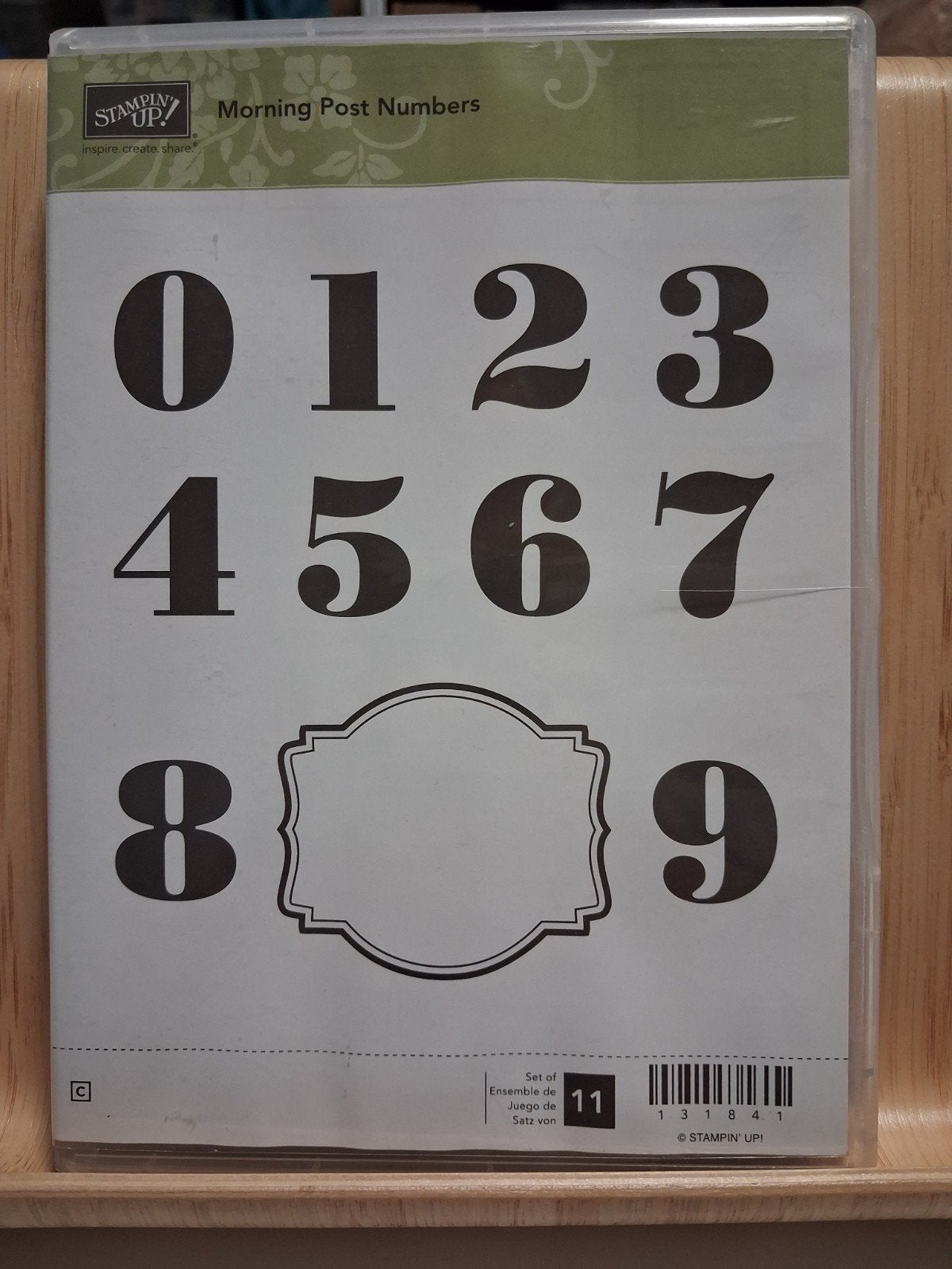 Stampin Up - Stempelset Morning Post Numbers, Ophalen
