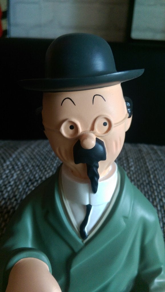 ZELDZAME ZONNEBLOEM LEBLON DELIENNE BLANC TINTIN, Ophalen of Verzenden, Kuifje, Zo goed als nieuw, Beeldje of Figuurtje