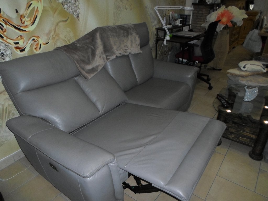 Canapé divan, Maison & Meubles, Enlèvement, Comme neuf, Cuir
