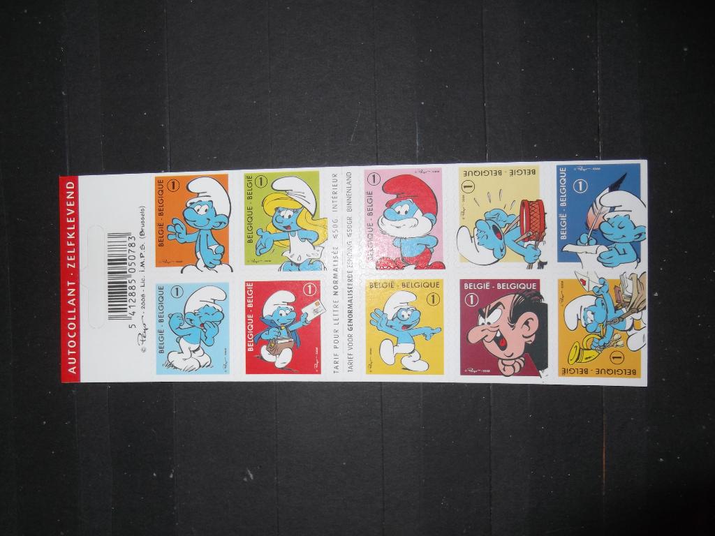 B95 De Smurfen - Les Schtroumpfs MNH, Timbres & Monnaies, Enlèvement ou Envoi, Non oblitéré, Timbre-poste