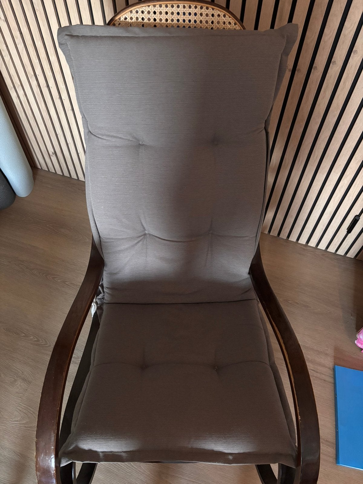 Vintage schommelstoel, Maison & Meubles, Chaises, Brun, Enlèvement, Utilisé, Bois