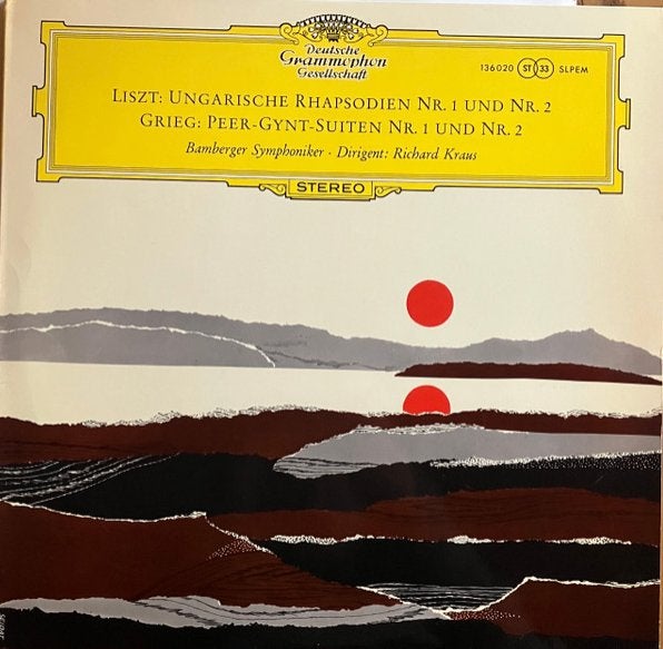 LP Liszt Rhapsodien & Grieg Peer-Gynt Suiten 1966 Mint, CD & DVD, Vinyles | Classique, Enlèvement ou Envoi, Comme neuf