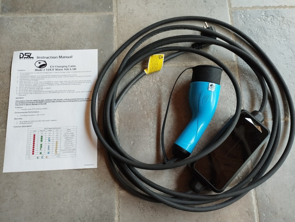 Stevige oplaadkabel voor auto type 2, Enlèvement, Neuf, Câble de charge