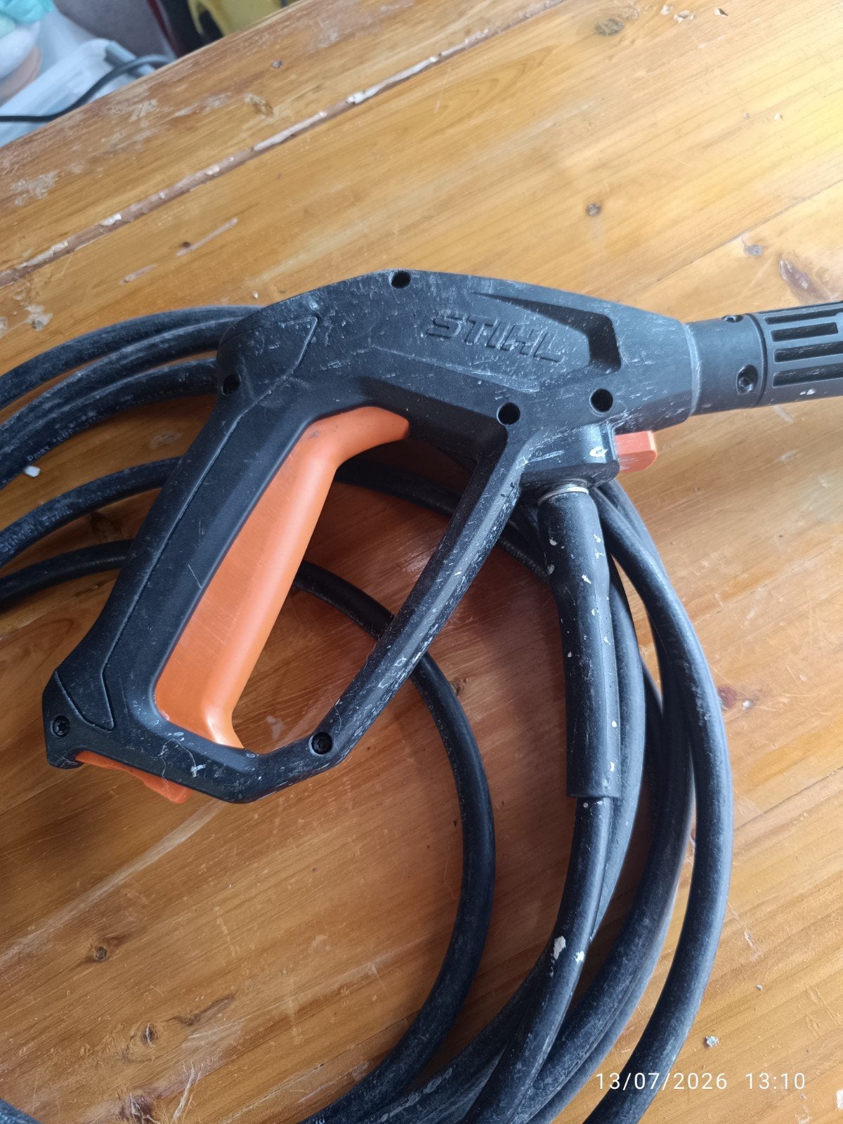 Lance nettoyeur haute pression Stihl, Enlèvement