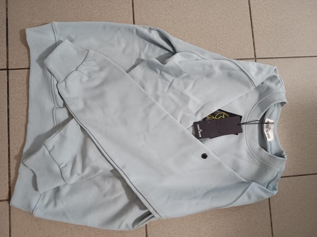 Stone island lichtblauw sweater maat M, Kinderen en Baby's, Kinderkleding | Maat 176, Ophalen of Verzenden