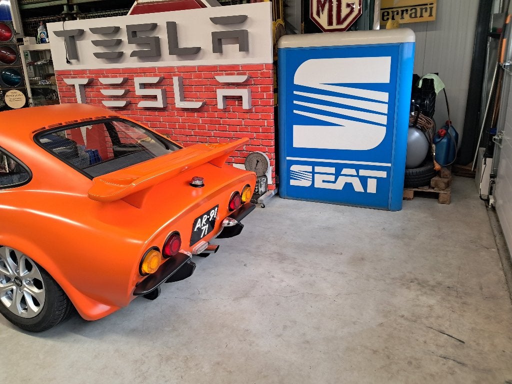 Opel GT achterkant op wieltjes, super reclame decoratie item, Ophalen, Gebruikt, Overige typen