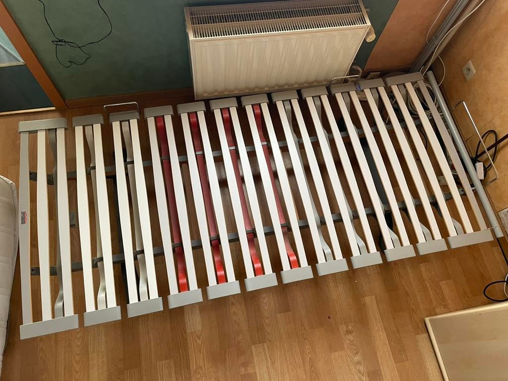 Swissflex lattenbodem 90 X 200 + matras, Maison & Meubles, Enlèvement, Comme neuf, Matelas