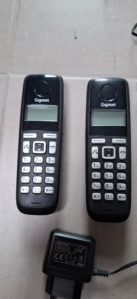 Draagbare telefoon Siemens Gigaset met extra post, Telecommunicatie, Mobiele telefoons | Siemens, Ophalen, Zo goed als nieuw, Klassiek of Candybar